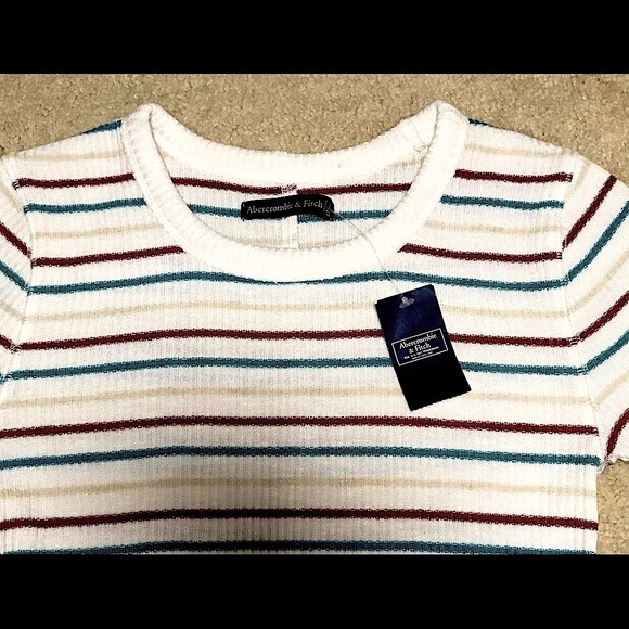 🆕🔥HTF-ABERCROMBIE&FITCH SUPER STYLISH&SOO SILKY SMOOTH&SOFT SHORT-SLEEVE NWT! - Picture 8 of 14